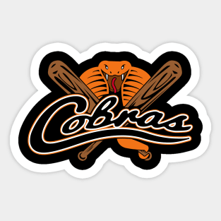 Cobras Baseball Logo Sticker